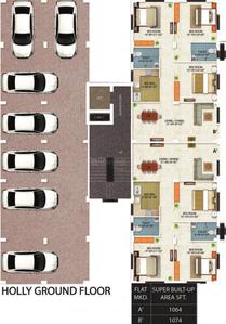 Project Image of 684.0 - 1074.0 Sq.ft 2 BHK Apartment for buy in GS Geetanjali Garden