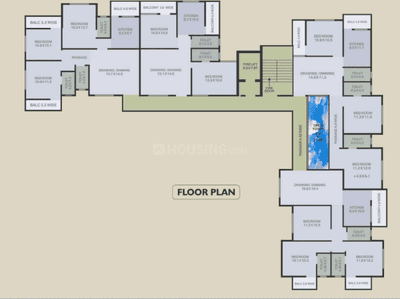 Project Image of 1070.0 - 1390.0 Sq.ft 2 BHK Apartment for buy in Harihar Gokul Park