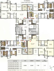 Project Image of 0.0 - 920.1 Sq.ft 3 BHK Apartment for buy in Kunal Iconia Phase III