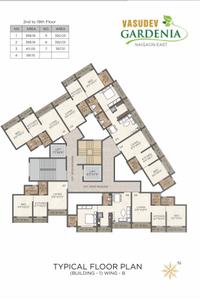 Project Image of 255.64 - 306.77 Sq.ft 1 BHK Apartment for buy in Vasudev Gardenia
