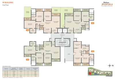 Project Image of 929.0 - 2662.0 Sq.ft 1.5 BHK Apartment for buy in Rohan Jharoka 2