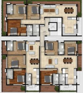 Rajarajeshware Panchsheel Enclave Cluster Plan 1