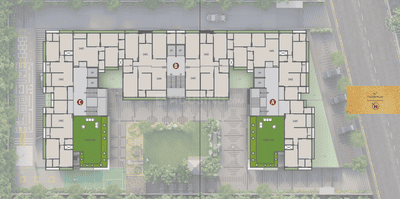 Project Image of 911.92 - 932.26 Sq.ft 3 BHK Apartment for buy in Satvam Viburnum