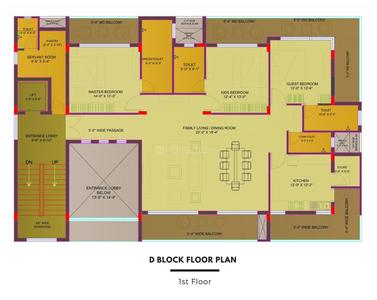 Project Image of 1389.0 - 1700.0 Sq.ft 3 BHK Apartment for buy in Arya Nilaya