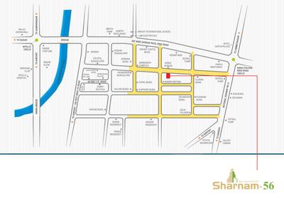 Project Image of 706.11 - 717.31 Sq.ft 2 BHK Apartment for buy in Saanvi Sharnam 56