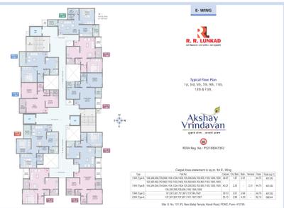 Project Image of 420.87 - 707.41 Sq.ft 1 BHK Apartment for buy in RR Akshay Vrindavan
