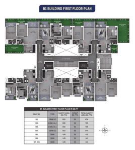 Project Image of 384.0 - 925.0 Sq.ft 1 BHK Apartment for buy in Anshul Kosmas