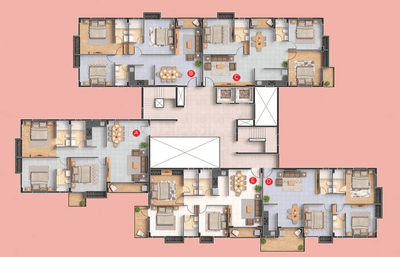 Project Image of 1529.0 - 1928.0 Sq.ft 3 BHK Apartment for buy in Anudip Grandeur