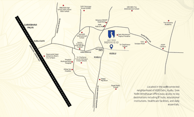 Project Image of 1065.0 - 1595.0 Sq.ft 2 BHK Apartment for buy in Sree Nidhi Brindhavan