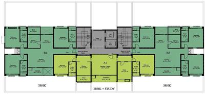 Project Image of 1675.0 - 1993.0 Sq.ft 2.5 BHK Apartment for buy in Hiland Golf Greens
