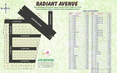 Project Image of 640.0 - 1747.0 Sq.ft Residential Plot Plot for buy in Srinivasa Radiant Avenue
