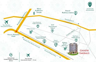 Project Image of 715 Sq.ft 1 BHK Apartment / Flat for sale in Karanjade for Rs. 4869000