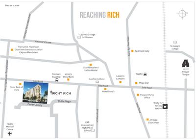 Project Image of 1673.0 - 2096.0 Sq.ft 3 BHK Apartment for buy in Akshaya Trichy Rich