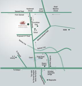 Project Image of 375.88 - 555.2 Sq.ft 1 BHK Apartment for buy in Majestique Rhythm County Phase 1