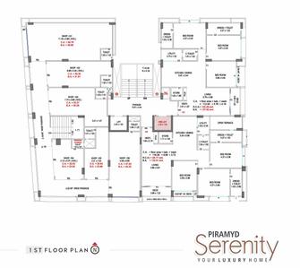 Project Image of 1211.48 - 1252.49 Sq.ft 3 BHK Apartment for buy in Piramyd Serenity