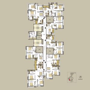Project Image of 896.0 - 1465.0 Sq.ft 2 BHK Apartment for buy in Suncrest Estate Phase 1