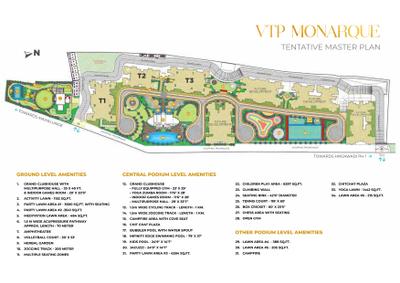 Project Image of 780.0 - 2106.0 Sq.ft 2 BHK Apartment for buy in Monarque by VTP Luxe