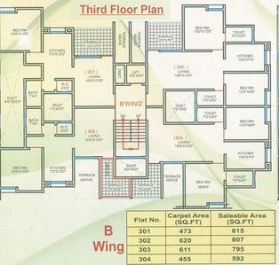 Project Image of 1377 Sq.ft 2 BHK Apartment / Flat for sale in Kondhwa Budruk for Rs. 6000000
