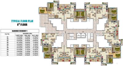 Project Image of 312.0 - 348.0 Sq.ft 1 BHK Apartment for buy in Harishree Residency 1