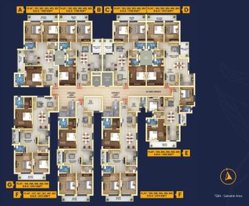 Project Image of 1526.0 - 2314.0 Sq.ft 3 BHK Apartment for buy in MJ Signature
