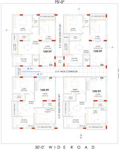 Naishka Platinum Naishka Homes Typical Cluster Plan 1