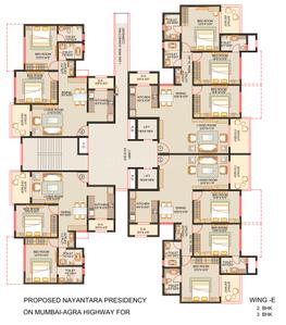 Project Image of 814.0 - 1876.0 Sq.ft 1 BHK Apartment for buy in Nayantara Presidency