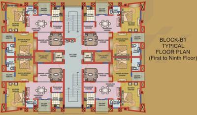 Project Image of 1399.0 - 2809.0 Sq.ft 2 BHK Apartment for buy in Amazing V3 Residency