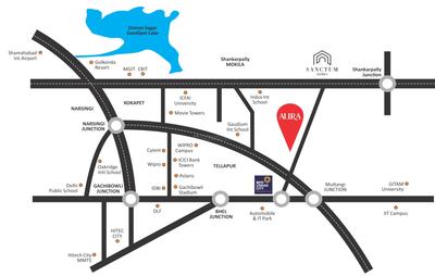 Project Image of 0.0 - 645.0 Sq.ft 2 BHK Apartment for buy in Aura