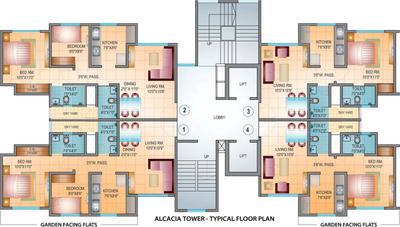 Project Image of 445.0 - 601.0 Sq.ft 1 BHK Apartment for buy in DSS Mahavir Kalpavruksha Tower 7 To Tower 11