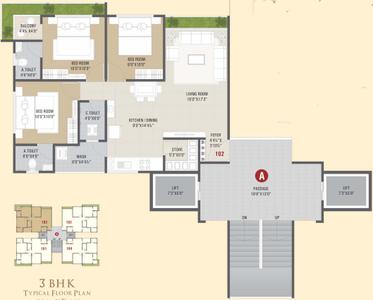 Project Image of 390.95 - 761.55 Sq.ft 1 BHK Apartment for buy in Shubham Heights