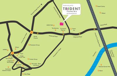 Project Image of 362.74 - 624.2 Sq.ft 1 BHK Apartment for buy in Paranjape Trident C D