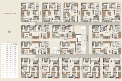 Project Image of 1230.0 - 1615.0 Sq.ft 2 BHK Apartment for buy in PSR Venkatadri Residency