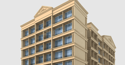 S A S Dwarka Elevation 1