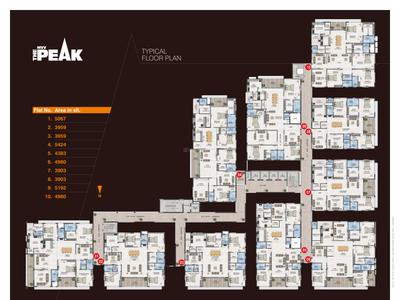 Project Image of 1073.81 - 3713.98 Sq.ft 1 BHK Apartment for buy in MVV The Peak