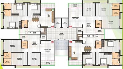 Project Image of 1440 Sq.ft 2 BHK Apartment / Flat for sale in Hanspura for Rs. 5000000