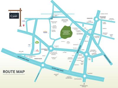 Project Image of 1258.0 - 1813.0 Sq.ft 2 BHK Apartment for buy in Aakriti Cyan