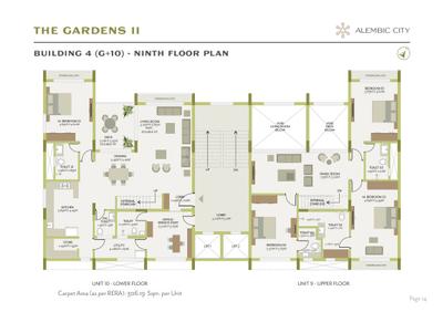 Project Image of 2581.08 - 3295.8 Sq.ft 4 BHK Apartment for buy in Shreno The Gardens II
