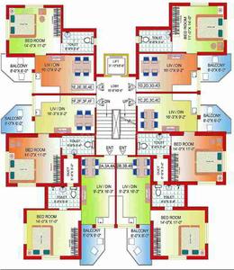 Project Image of 0.0 - 550.0 Sq.ft 1 BHK Apartment for buy in Krishna Sea Sight