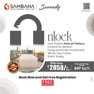 Project Image of 607.0 - 2388.0 Sq.ft Residential Plot Plot for buy in Sambaha Serenity