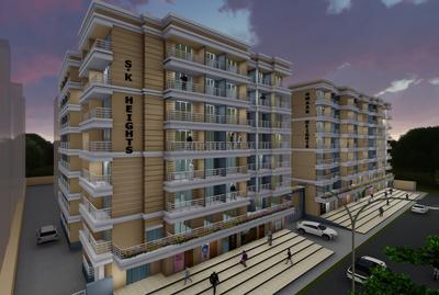 Project Image of 362.0 - 563.39 Sq.ft 1 BHK Apartment for buy in Sk Heights Building 3