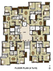Project Image of 947.0 - 1546.0 Sq.ft 2 BHK Apartment for buy in JBM GST Grand