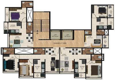 Project Image of 525 Sq.ft 1 BHK Apartment / Flat for sale in Bhandup West for Rs. 9500000