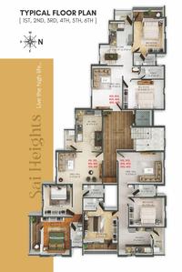 Project Image of 0.0 - 1070.0 Sq.ft 2 BHK Apartment for buy in Sai Heights