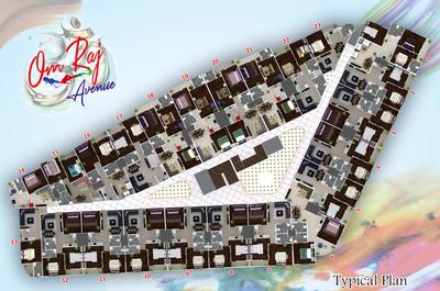 Project Image of 610.0 - 1230.0 Sq.ft 1 BHK Apartment for buy in Om Raj Avenue