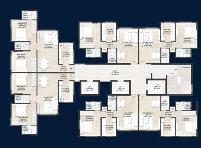 Project Image of 428.0 - 667.0 Sq.ft 1 BHK Apartment for buy in M K Fatima Residency