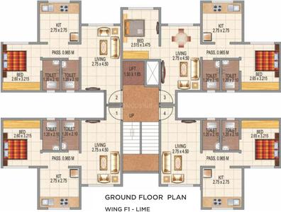 Project Image of 484.0 - 854.0 Sq.ft 1 BHK Apartment for buy in GBK Vishwajeet Edge