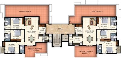 Project Image of 1248.0 - 1511.0 Sq.ft 3 BHK Apartment for buy in Stellar Orion