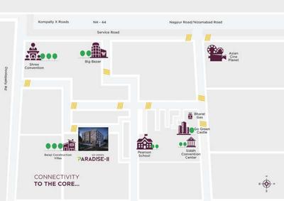 Project Image of 1161.0 - 1591.0 Sq.ft 2 BHK Apartment for buy in Paradise 2