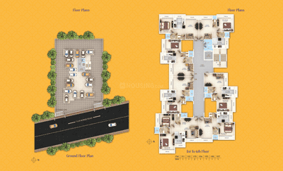 Project Image of 352.0 - 422.0 Sq.ft 1 BHK Apartment for buy in Unimont Opal