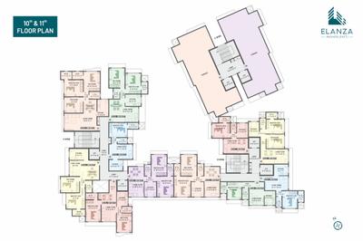 Project Image of 386.0 - 920.0 Sq.ft 1 BHK Apartment for buy in Rakshi Elanza